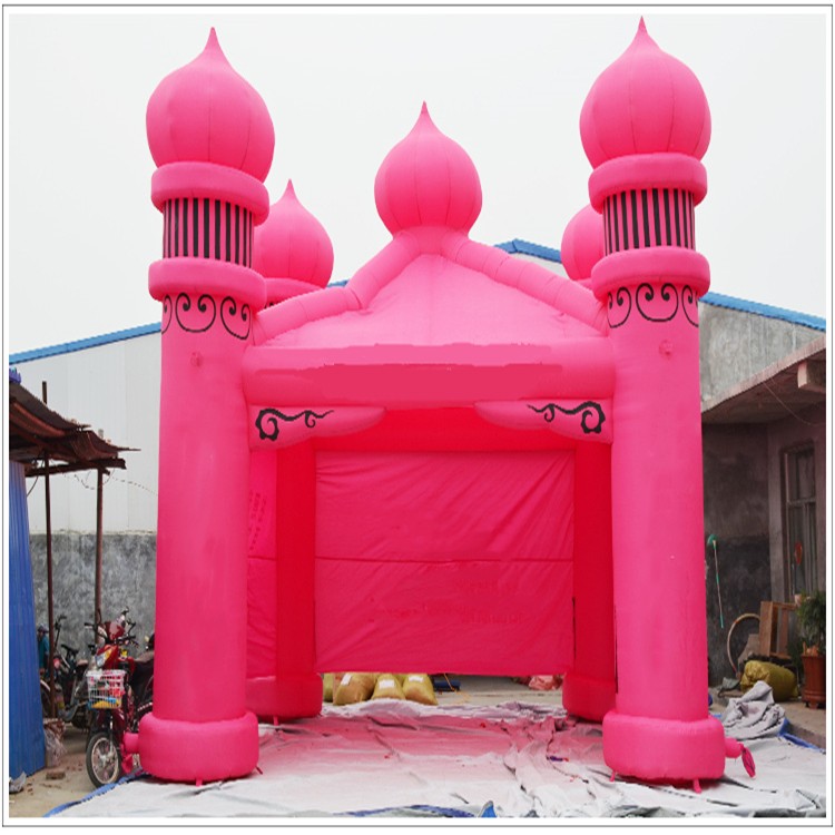 化州粉色帐篷